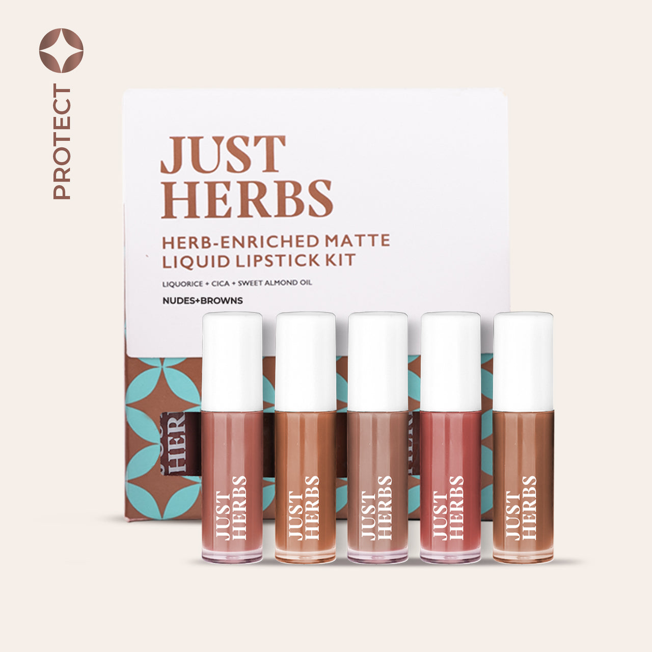 Herb Enriched Matte Liquid Lipstick Kit - Set of 5