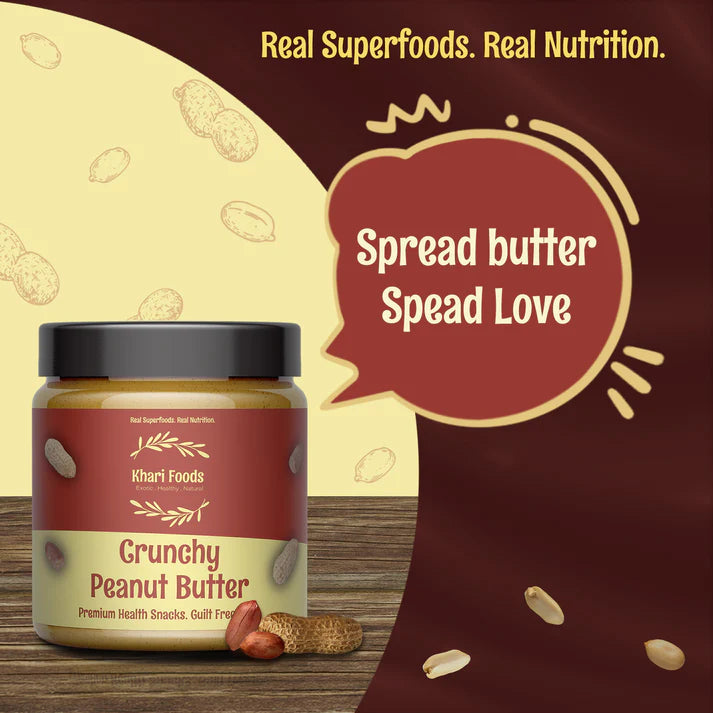 Natural Crunchy Peanut Butter - 300g