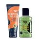 Green Tea + Charcoal Face Wash and Face Scrub Combo - 100g each