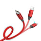 Multi Charging Cable 3 in 1 Nylon Braided Cable