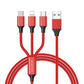 Multi Charging Cable 3 in 1 Nylon Braided Cable