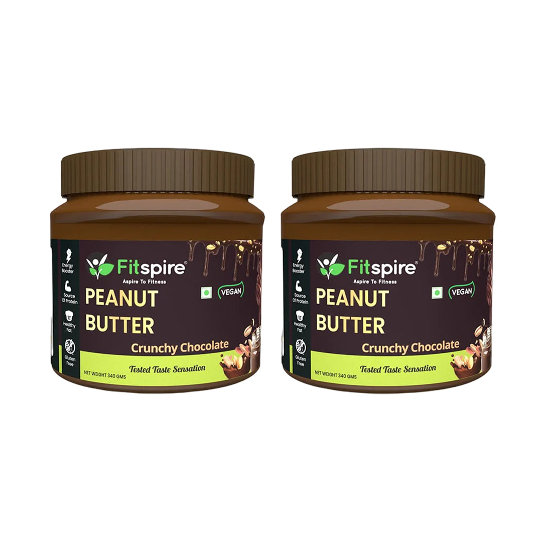 Peanut Butter - Crunchy Chocolate with High Protein - 340g