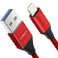 Fast Charging Lightning Braided Cable for iPhone - 1 Meter