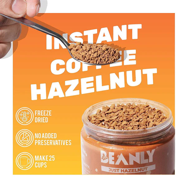 Hazelnut Instant Coffee features