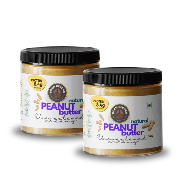 Unsweetened Natural Peanut Butter - 350g each